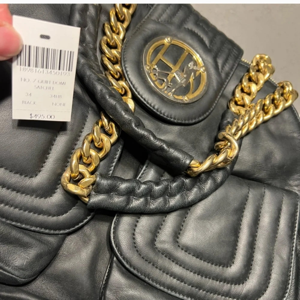 🖤NEW WITH TAG🖤 Luxurious Henri Bendel Satchel w Mirror - Picture 6 of 17